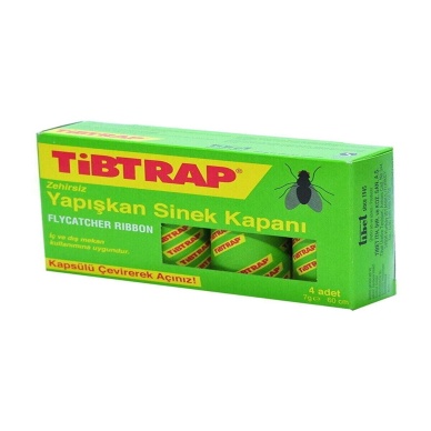 Tibtrap Yapışkan Sinek Kapanı 4 Lü