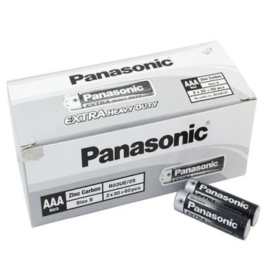 Panasonic Manganez İnce Kalem AAA Pil 60Lı Paket