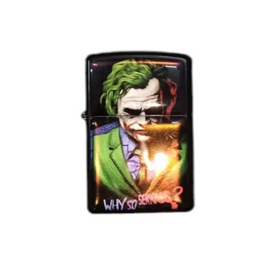 Damla Baskılı Zippo Çakmak + Benzin Joker