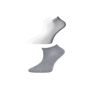 TOPTANBULURUM Gri ve Beyaz Kadın Bilek Çorap 15 çift