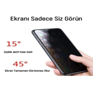 TOPTANBULURUM Samsung A32 Uyumlu Hayalet Ekran Gizli Tam Kaplayan Kırılmaz Cam Seramik Ekran Koruyucu Film