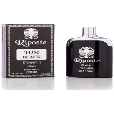 TOPTANBULURUM Riposte 24 Saat Etkili Erkek Parfüm - Tom Black - For Men 100 Ml