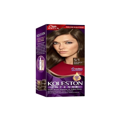 TOPTANBULURUM Koleston Intense Saç Boyası 5/1 Ekstra Küllü Kahve - Salon Kalitesi