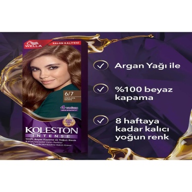 TOPTANBULURUM Koleston Intense Saç Boyası 6/7 Çikolata Kahve - Salon Kalitesi