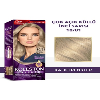 TOPTANBULURUM Koleston Intense Saç Boyası 10/81 Çok Açık Küllü İnci Sarısı - Salon Kalitesi