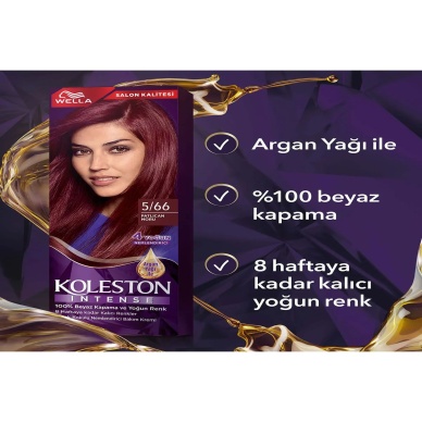 TOPTANBULURUM Koleston Intense Saç Boyası 5/66 Patlıcan Moru - Salon Kalitesi