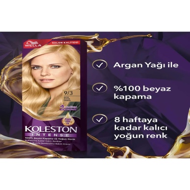 TOPTANBULURUM Koleston Intense Saç Boyası 9/3 Açık Altın Sarısı - Salon Kalitesi