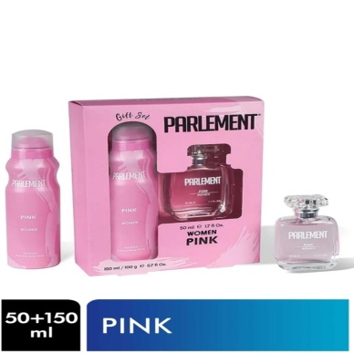 TOPTANBULURUM Parlement 50 Ml Pink Kadın Parfüm + 150 Ml Deodorant Seti