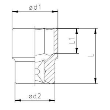 Elta 1115 1/2 Lokma Anahtar 13 mm