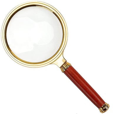 80 Mm 10X Lens Round Magnifier Büyüteç