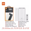 Mi 20000mAh Yeni Nesil Portable Fast Charger Taşınabilir PowerBank ( Mi Logolu )