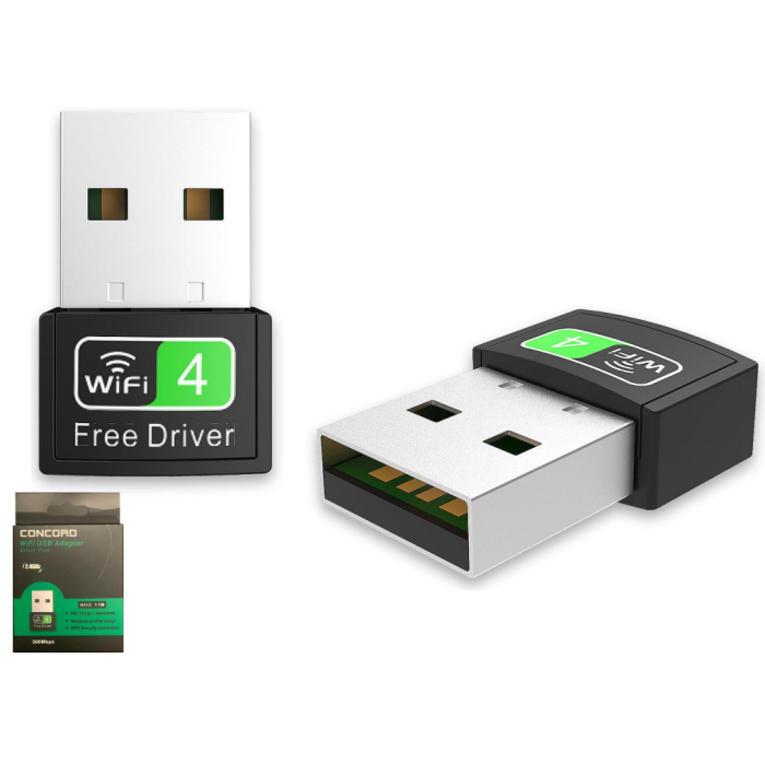 Concord W-4 300Mbps Usb WiFi Alıcı Adaptör Free Driver