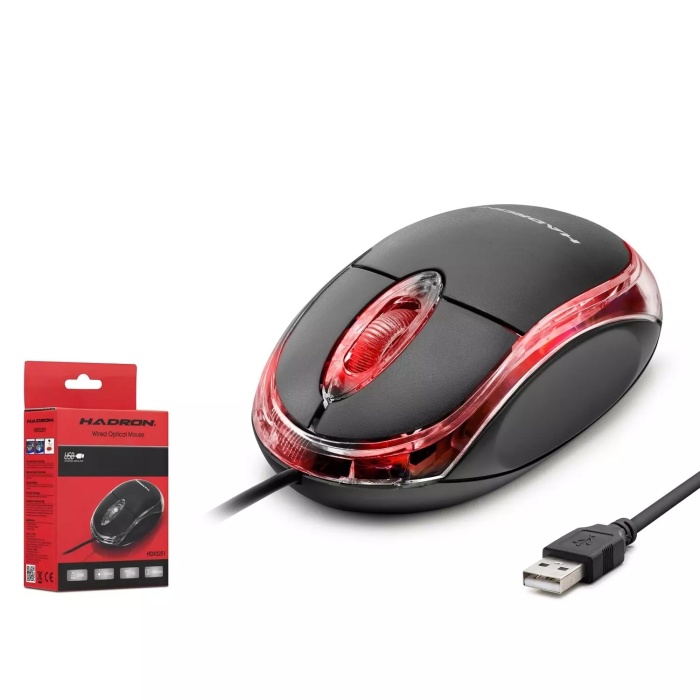 Hadron HDX3251 Kablolu Usb Ledli Optik Mouse