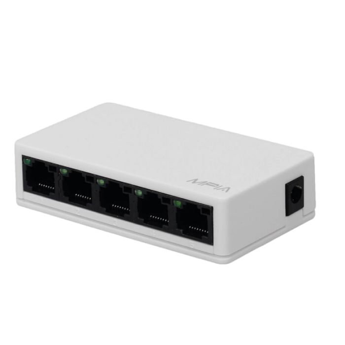 MPiA S-5 5 Port Ethernet Swich 10/100MBPS