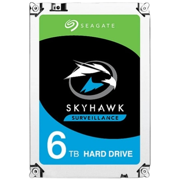 6TB 7/24 Seagate SKYHAWK 5900RPM 3.5 SATA 3 6Gbit/s 256MB Güvenlik Kamerası Diski ST6000VX010