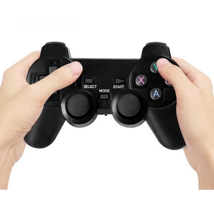 6IN1 2.4G WiFii Kablosuz Android TV / PC Uyumlu Titreşimli USB Joystick Oyun Kolu Gamepad PL-2860