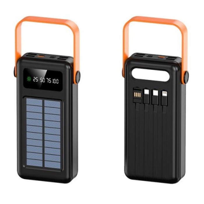 Sprange SR-P40 40200mAh Solar Enerji Portable Fast Charger Taşınabilir PowerBank ( Kılıf Hediyeli )