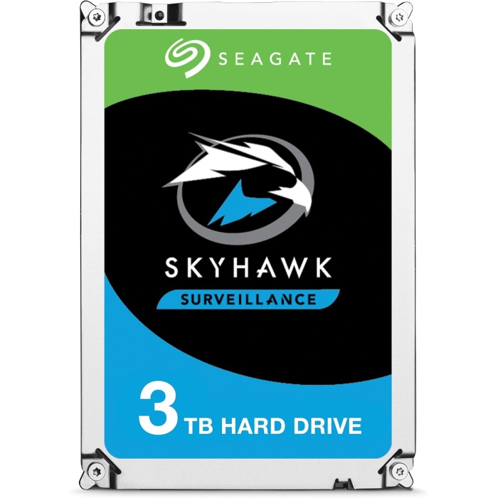 3TB 7/24 SEAGATE SKYHAWK ST3000VX010 5900RPM 3.5 SATA 3 6Gbit/s 256MB Güvenlik Kamerası Diski