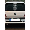 Oto Arka Cam Sticker İngilizce Model 68 40*20 Cm