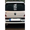 Oto Arka Cam Sticker İngilizce Model 70 40*20 Cm