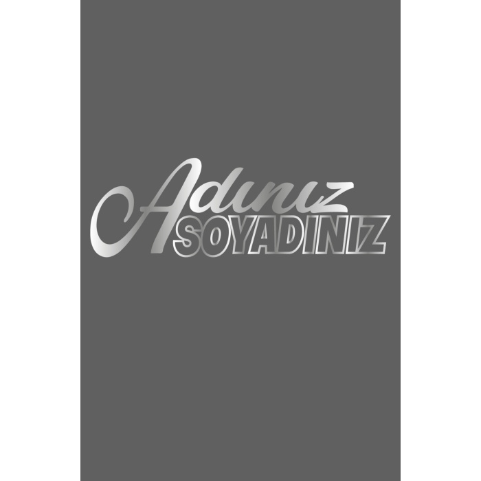 İsteğe Bağlı Özel Isim Soyisim Sticker 40*15 Cm