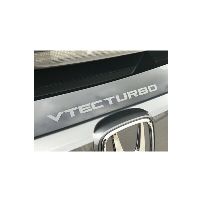 Honda Vtec Turbo Sticker 2 Adet Beyaz