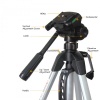 Onlasr 1570 Mm Tripod 3yönlü Profesyonel Süper Kalite