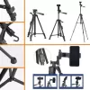 BUFFER® Telefon ve Fotoğraf Makinası Takılabilen Bluetooth Kumandalı 146 cm Tripod