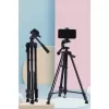 BUFFER® Telefon ve Fotoğraf Makinası Takılabilen Bluetooth Kumandalı 146 cm Tripod