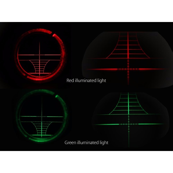 3-9x50aoeg çıft ışıklı Retikül Optik Görüş Kapsamlı Zoomlu Tüfek Dürbün(b)