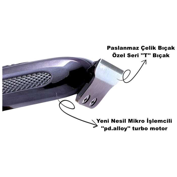 Dearling Rf-605 Profesyonel Saç & Sakal Ense Kesme Makinesi