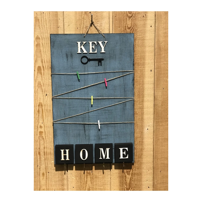 Dekoratif Home Keys Ahşap Resimlik Ve Notluk