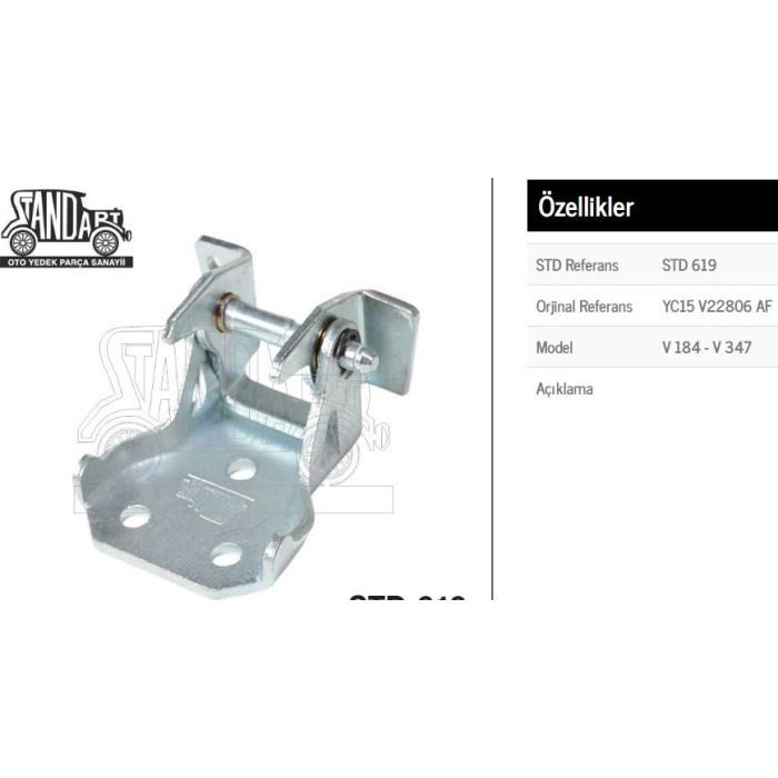 Ön Kapı Menteşesi Üst Sol Ford Transit V184 2001-2006