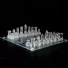 Glass Chess Cam Satranç Takımı (35 Cm X 35 Cm)