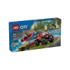 60412 Lego® City 4x4 Kurtarma Botlu İtfaiye Kamyonu 301 Parça +5 Yaş