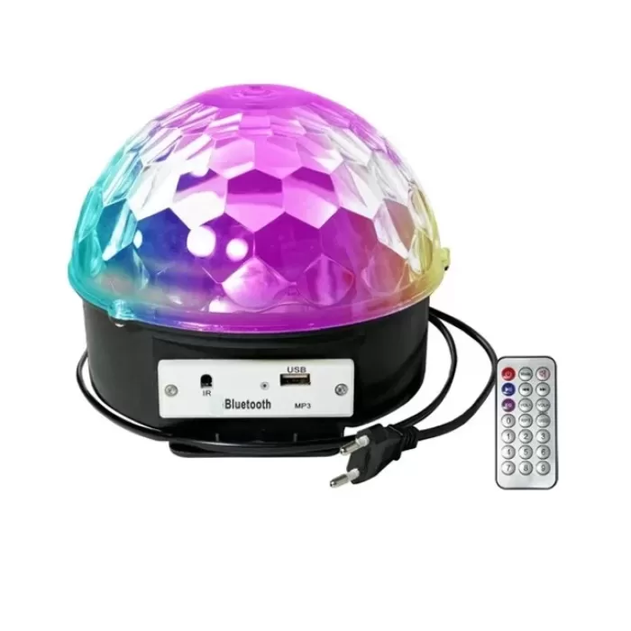 Kumandalı Kristal Led Rgb Disko Topu