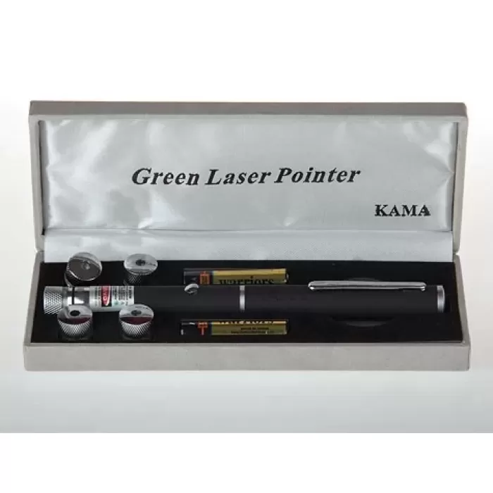 Yeşil Lazer Pointer 8000 Mw  5 Başlıklı