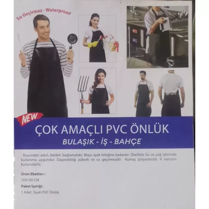 Pvc Önlük - Çok Amaçlı Önlük 70 X 100