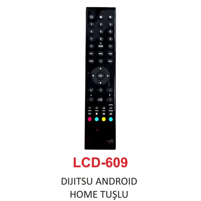 Dijitsu Android Serisi Lcd-led Tv Kumanda Lcd-609