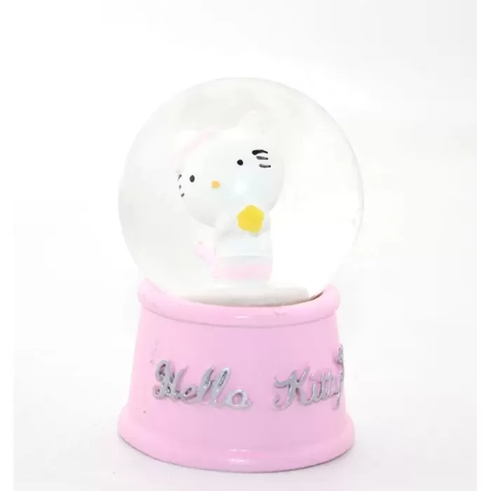 Minik Işıklı Hello Kitty Kar Küresi 7 Cm Alk1774