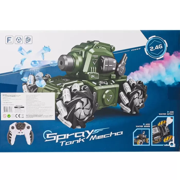 Hd3400 Kumandalı Drift Yapan Su Atan Tank Mecha -gepettoys