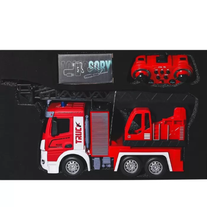 Hj8002-1 Kumandalı Metal İtfaiye 1:12 -gepttoys