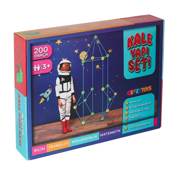 Kys-001 Kale Yapı Seti 200 Parça -gepettoys