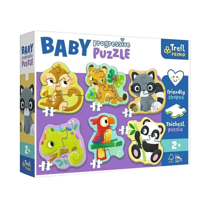 Puzzle-44005 Egzotik Hayvanlar Baby  Puzzle