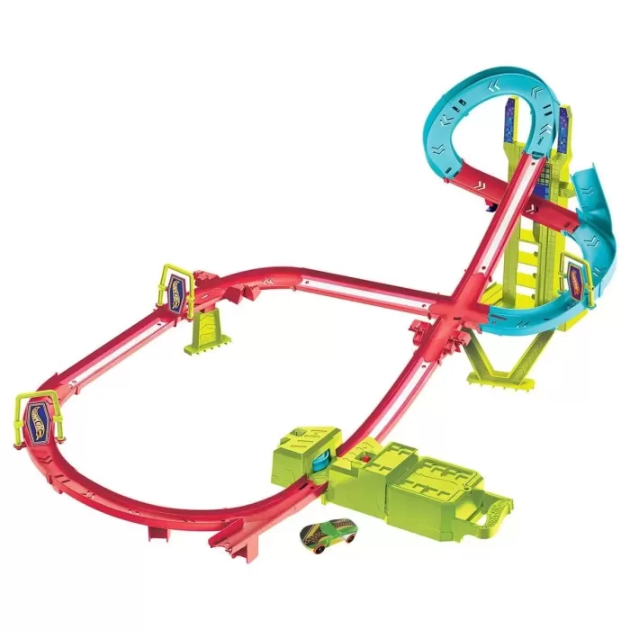 Hpc07 Hot Wheels Neon Yarışlar Çoklu Yarış Heyecanı Pist Seti