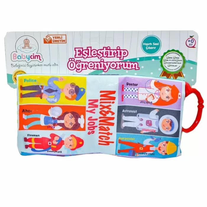 Urt003-20 Eşleştirip Öğreniyorum Meslekler - Birlik Toys