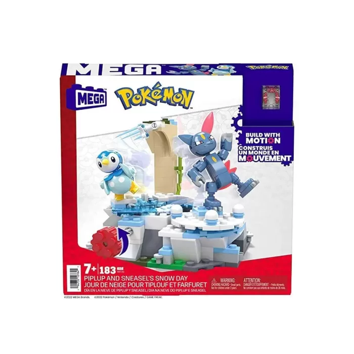 Hkt20 Mega™ Pokémon™ Piplup Ve Sneasel Kış Macerası Seti 183 Parça + 7 Yaş