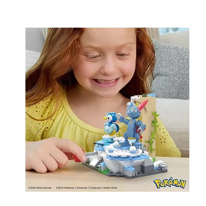 Hkt20 Mega™ Pokémon™ Piplup Ve Sneasel Kış Macerası Seti 183 Parça + 7 Yaş