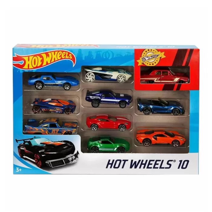 54886 Hot Wheels 10lu Araba Seti - Karışık Asorti  - Erkol Özel Kampanya Fiyatı