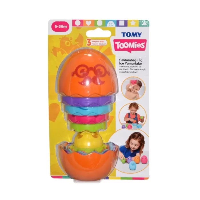 73080 Tomy İç İçe Yumurtalar 6-36 Ay